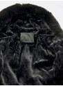 MODOVO Dámská zimní bunda s kožešinou khaki