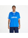 adidas Originals Pánské tričko adidas Adicolor Poly Short Sleeve Tee Blue Bird/ White