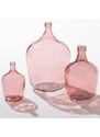 Růžová skleněná váza J-Line Sadona 55 cm