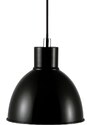 Nordlux Černé kovové závěsné světlo Pop 22 cm
