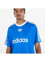 adidas Originals Pánské tričko adidas Adicolor Poly Short Sleeve Tee Blue Bird/ White