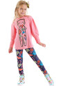 mshb&g Floral Cat Girls Tunic Tights Set