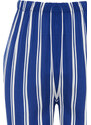 Trendyol Navy Blue-Beige 2 Pack Viscose Woven Pajama Bottoms