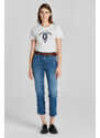 DŽÍNY GANT STRAIGHT CROPPED JEANS modrá 25