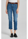 DŽÍNY GANT STRAIGHT CROPPED JEANS modrá 25