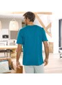 Blancheporte Pyžamové tričko s krátkými rukávy, tyrkysově modré tyrkysová 77/86 (S)