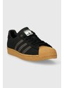 Kožené sneakers boty adidas Originals Superstar GTX černá barva, IF6161