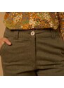 Blancheporte Strečové chino kalhoty bronzová 44