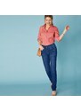 Blancheporte Rovné strečové džíny v sepraném vzhledu tmavě modrá 36