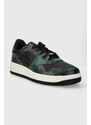 Sneakers boty Tommy Jeans TJM RETRO BASKET PRINT zelená barva, EM0EM01348