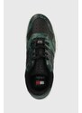 Sneakers boty Tommy Jeans TJM RETRO BASKET PRINT zelená barva, EM0EM01348