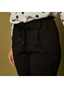 Blancheporte Chino kalhoty z úpletu Milano černá 46