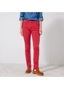 Blancheporte Úzké jednobarevné dlouhé kalhoty červená 40