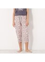 Blancheporte Pyžamové 3/4 kalhoty s potiskem "Beautiful" růžová 46/48