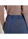 Blancheporte Rovné kalhoty z úpletu Milano nám. modrá 50