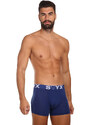 3PACK pánské boxerky Styx long sportovní guma tmavě modré (3U968)