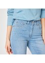 Blancheporte Strečové rovné džíny sepraná modrá 36