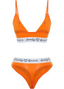 Trendyol Orange Cotton Elastic Knitted Lingerie Set