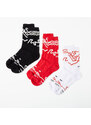 Pánské ponožky Footshop The Stripes Socks 3-Pack Multicolor