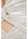 Šaty Pinko stříbrná barva, mini, 103041.Y5RA