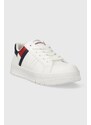 Dětské sneakers boty Tommy Hilfiger bílá barva