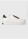 Dětské sneakers boty Tommy Hilfiger bílá barva