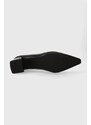 Kožené lodičky Vagabond Shoemakers ALTEA černá barva, na podpatku, 5740.001.20