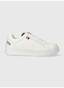 Dětské sneakers boty Tommy Hilfiger bílá barva