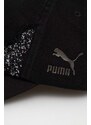 Bavlněná baseballová čepice Puma PUMA X SWAROVSKI černá barva, s aplikací