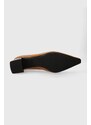 Kožené lodičky Vagabond Shoemakers ALTEA hnědá barva, na podpatku, 5740.001.22