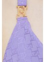 Šaty Elisabetta Franchi fialová barva, maxi, AB57241E2