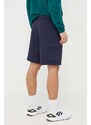 Bavlněné šortky adidas tmavomodrá barva, HA4339
