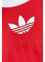 Tričko adidas Originals Adicolor Poly Tee červená barva, s potiskem, IM9458