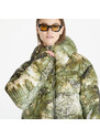 Pánská péřová bunda Nike ACG "Lunar Lake" Allover Print Puffer Jacket UNISEX Oil Green/ Medium Olive/ Reflective Silv