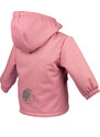 Dětská zimní softshellová bunda s beránkem Monkey Mum - Růžová ovečka