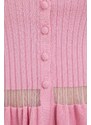 Kardigan Pinko dámský, růžová barva, lehký, 102968.A1NA