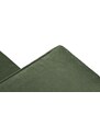 CXL by Christian Lacroix Zelená manšestrová rohová pohovka MICADONI Muse 310 cm, pravá