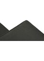 CXL by Christian Lacroix Černá manšestrová rohová pohovka MICADONI Muse 310 cm, pravá