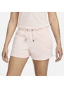 Dámské kraťasy Nike NSW Essential Fleece High-Rise Shorts French Terry Atmosphere/ White