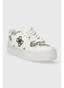 Sneakers boty Guess GIANELE4 bílá barva, FLPGN4 ELE12