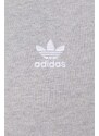 Bavlněné polo tričko adidas Originals Adicolor Classics 3-Stripes šedá barva, s aplikací, IL2502