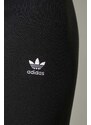 Kraťasy adidas Originals Essentials Short Leggings dámské, černá barva, hladké, high waist, HZ7261