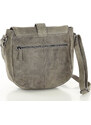 MARCO MAZZINI KHAKI VELKÁ CROSSBODY TAŠKA S KLOPOU