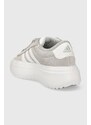 Kožené sneakers boty adidas GRAND COURT šedá barva, IE1103