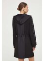 Šaty Liu Jo černá barva, mini, oversize