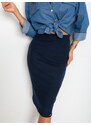 Fashionhunters Námořnická modrá sukně Macarena