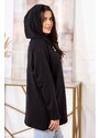 Fashionweek Bavlněná mikina oversize s kapuci K0160