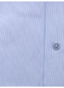 Willsoor Pánská slim fit košile světle modré barvy s jemným proužkem 16049