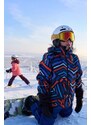 Chlapecká zimní lyžařská bunda Reima Tirro modrá/oranžová