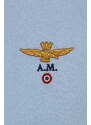 Bavlněné tričko Aeronautica Militare s aplikací